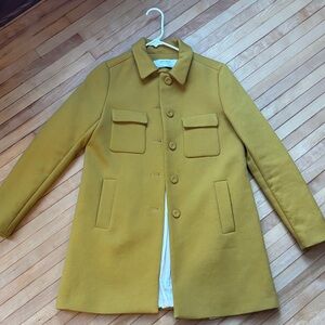 Women's Zara Mustard Coat